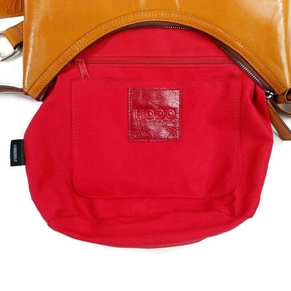 Hobo Int'l The Original Polished Truffle Tan Leather Bucket Bag - Picture 6 of 11